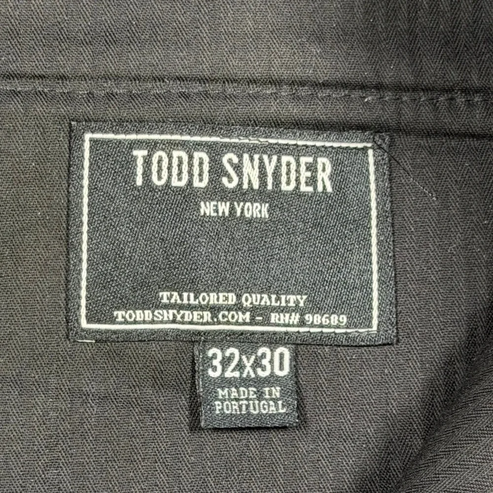 Todd Snyder Glen Plaid Wool Dress Pants Mens 32x30 Trousers Cream Black Check